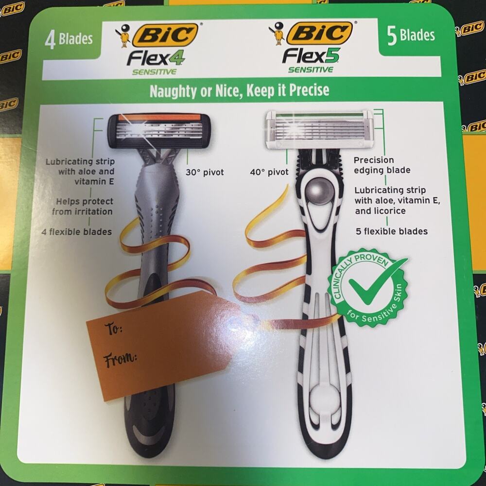 BIC Flex 4 Sensitive Men's Disposable Razors Gift Set - 7.0 ea - Picture 3 of 3